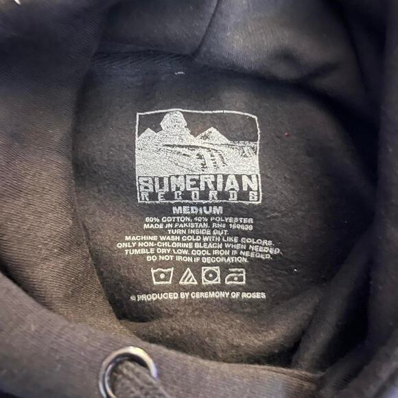 Black Bad Omens Concrete Forever hoodie Size Medium - Picture 2 of 3